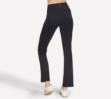 SKECHERS Boot cut Workout Pants in Black