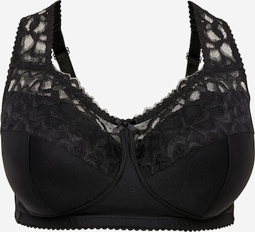 SHEEGO Minimiser Bra in Black: front