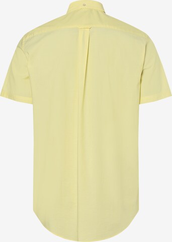 GANT Comfort fit Button Up Shirt in Yellow