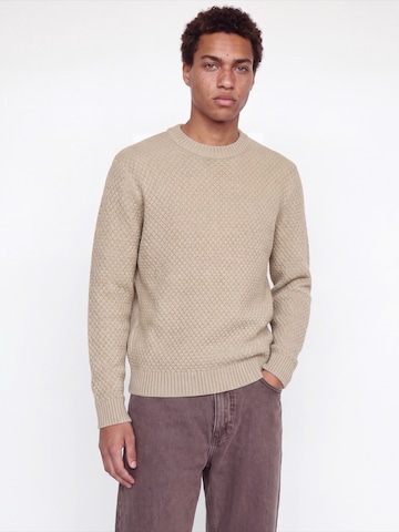Pullover 'JJBLAKE' di JACK & JONES in beige: frontale