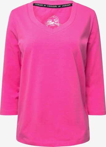 LAURASØN Shirt in Roze: voorkant