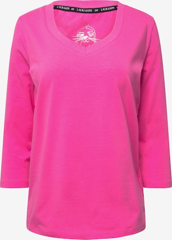 T-shirt LAURASØN en rose : devant