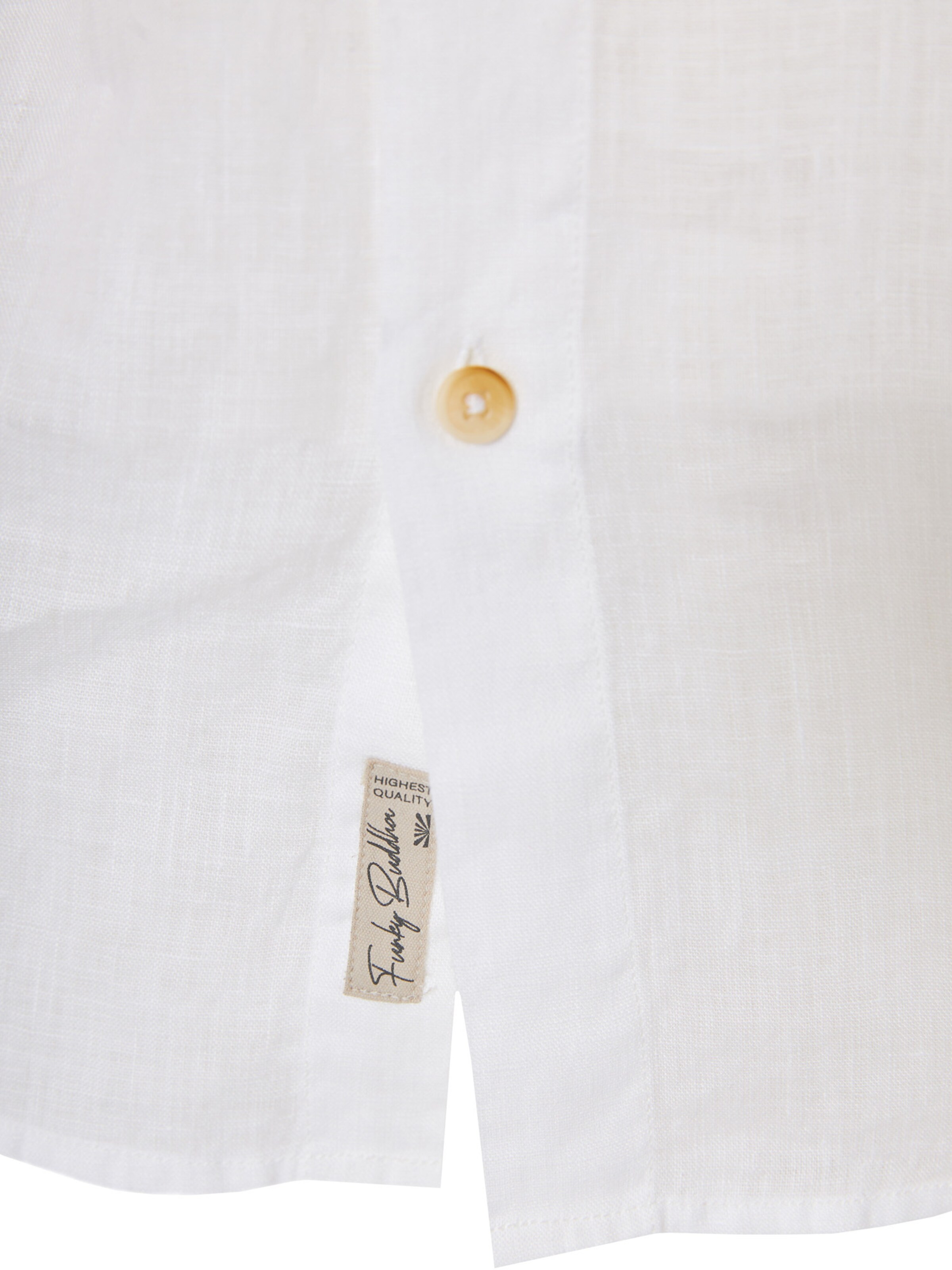 Funky Buddha Средняя посадка Рубашка в Белый