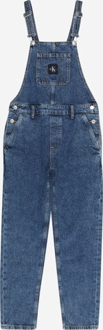 Calvin Klein Jeans Normální Laclové kalhoty – modrá: přední strana