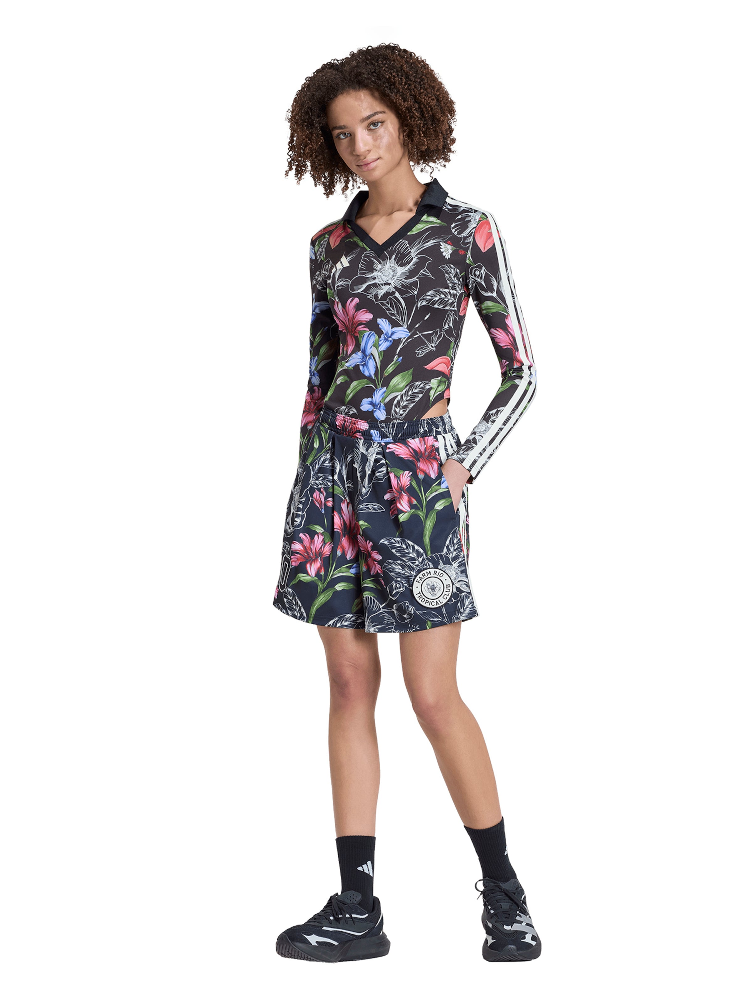 ADIDAS SPORTSWEAR Sport body 'Adidas x Farm Rio' in Zwart