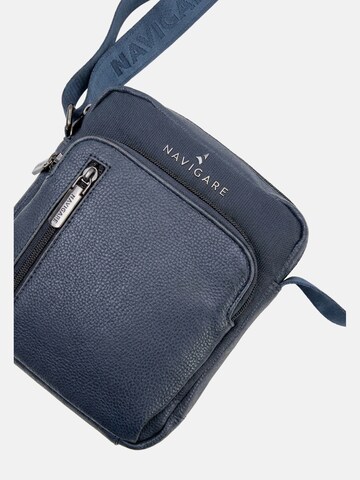 Borsa a tracolla 'Borsa a Tracolla Uomo Navigare - Poliestere Chiusura Zip' di Navigare in blu