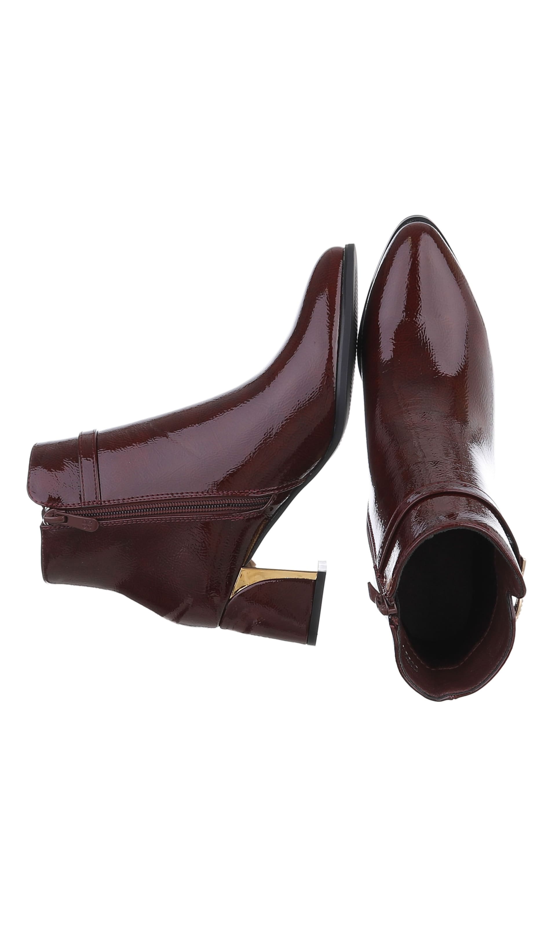 Ital-Design Stiefelette in Rot