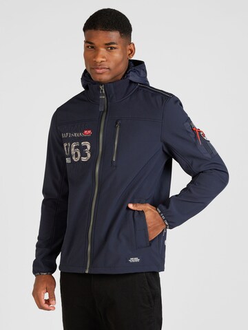 CAMP DAVID Between-season jacket in Blue: front