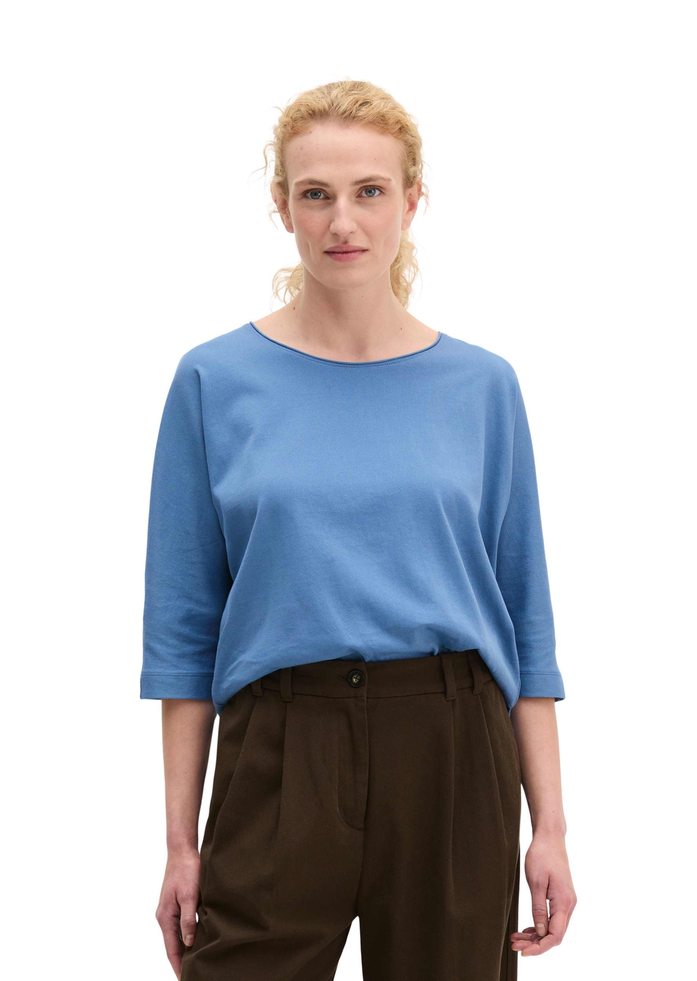 T-shirt Marc O'Polo en bleu : devant