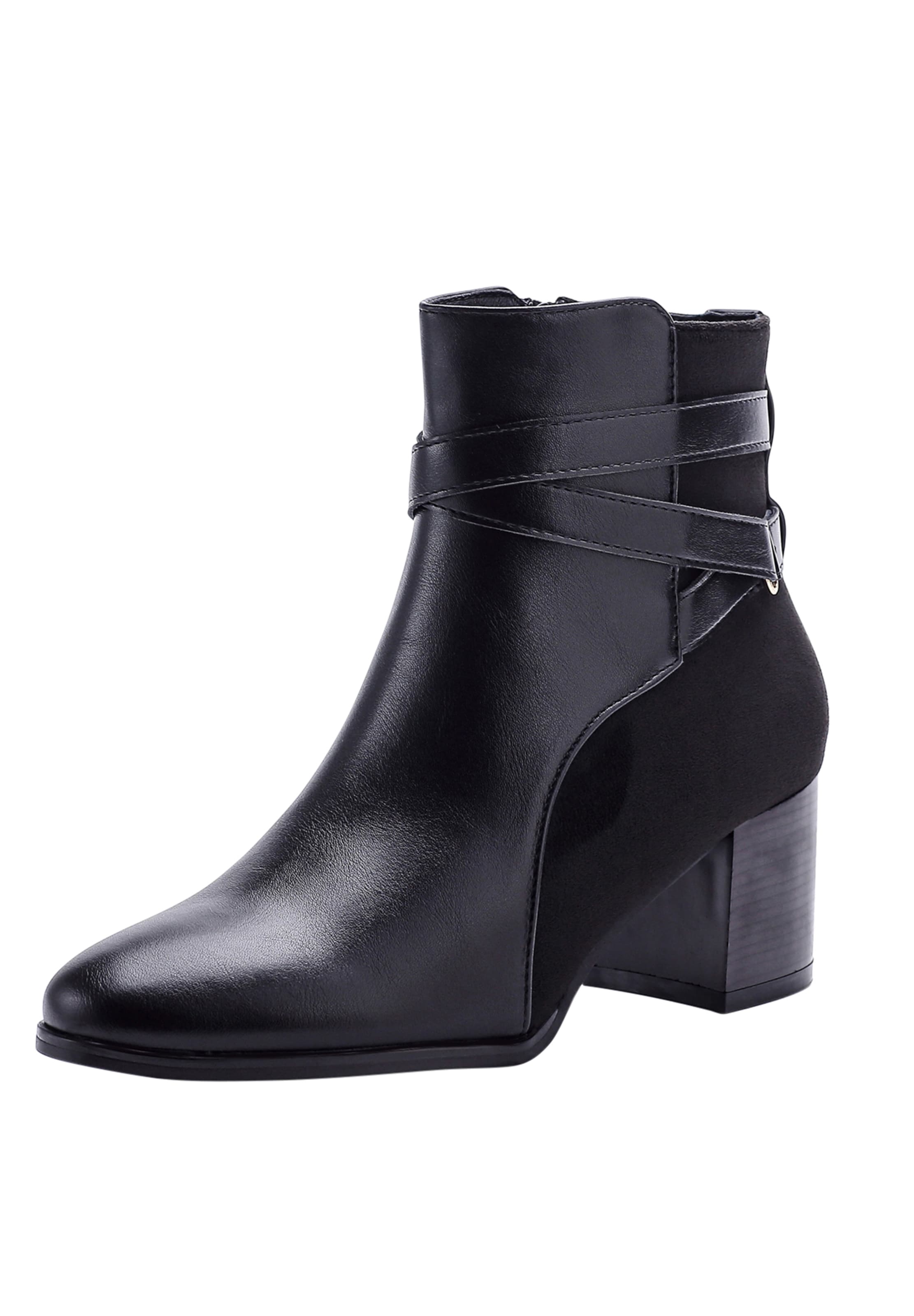 Bottines Elara en noir : devant