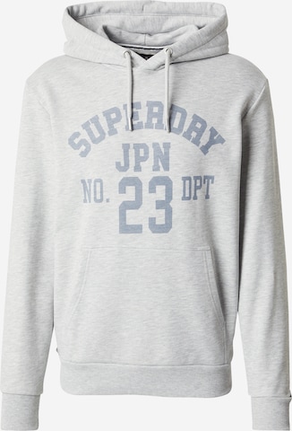 Superdry - Sudadera 'Athletic Essentials' en gris: frente