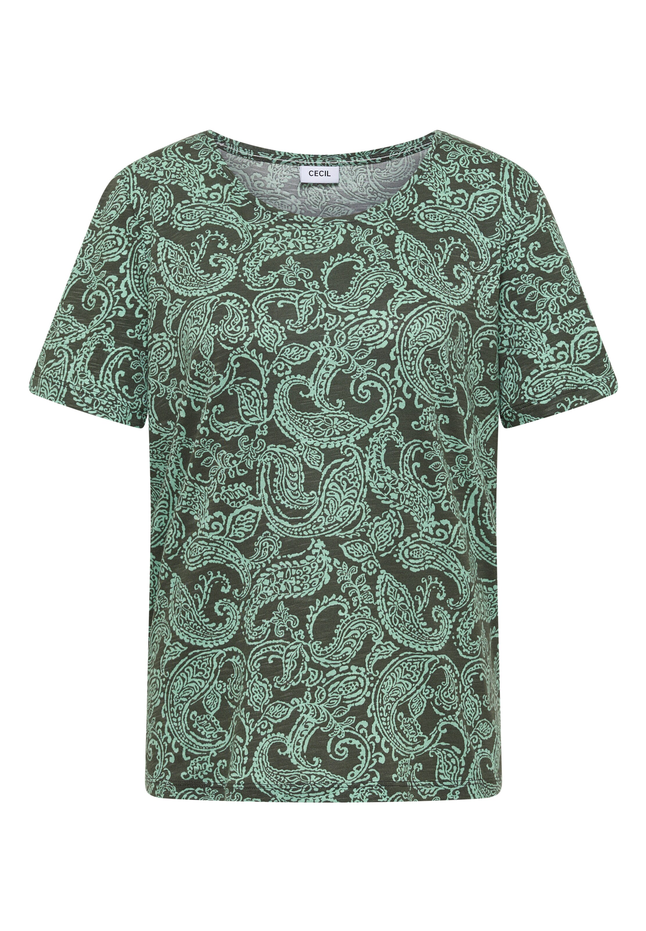 CECIL T-Shirt in Grün: Vorderseite