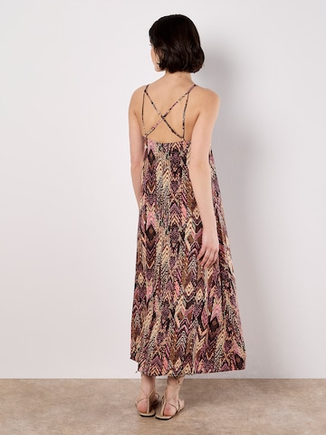 Robe d’été Apricot en marron
