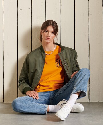 Superdry Shirt 'Collegiate' in Yellow