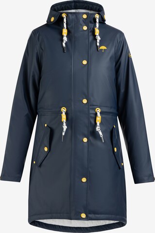 Schmuddelwedda Raincoat in Blue: front