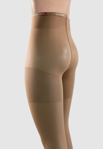 LOOKS by Wolfgang Joop Fine Tights 'Curvy' in Beige