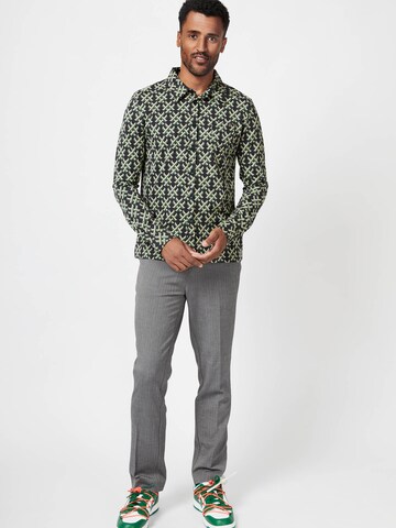 4funkyflavours Regular fit Button Up Shirt 'Imagination' in Green