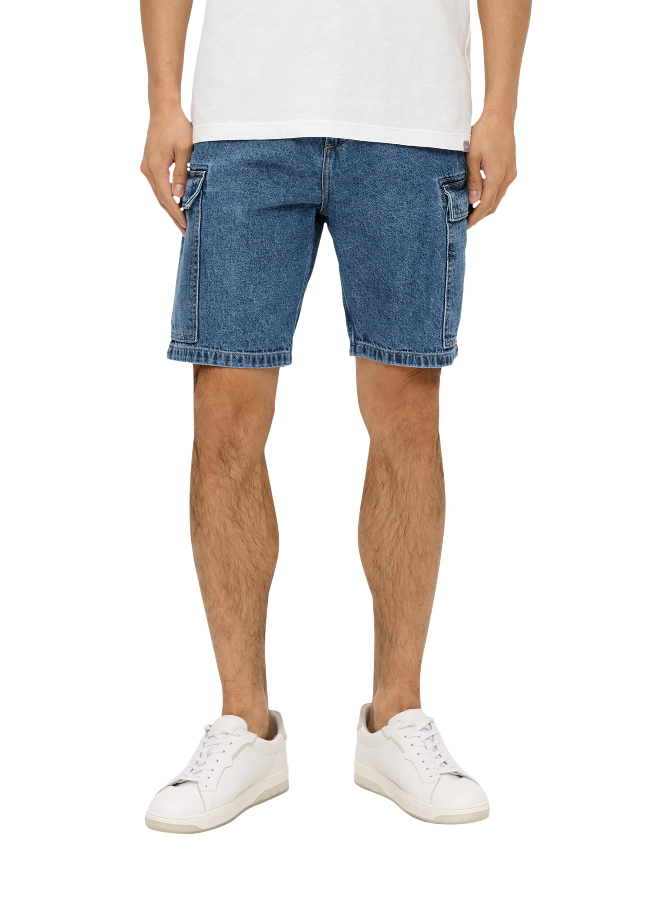 Regular Jeans cargo s.Oliver en bleu : devant