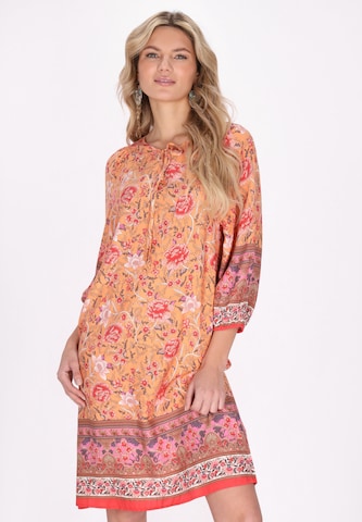 usha FESTIVAL Dress in Orange: front