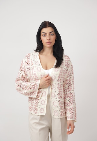 CHERRY KOKO Gebreid vest in Roze