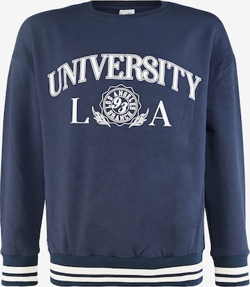 Sweat-shirt BLUE EFFECT en bleu : devant