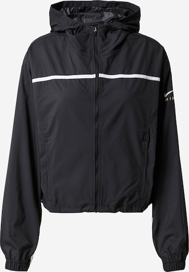 NIKE Athletic Jacket in Black / White, Item view