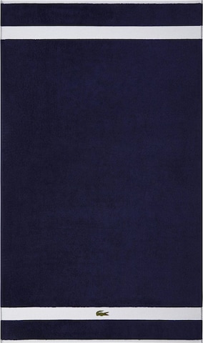 LACOSTE Handtuch 'LCASUAL' in Blau: Vorderseite