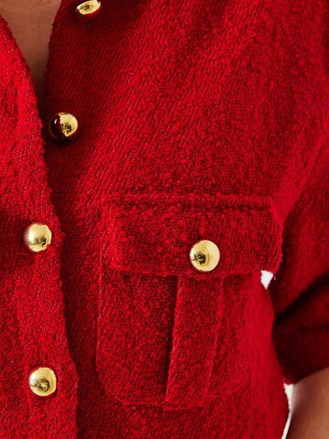 Veste mi-saison Bianco Lucci en rouge