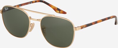 Ray-Ban Sonnenbrille in cognac / dunkelbraun / gold, Produktansicht
