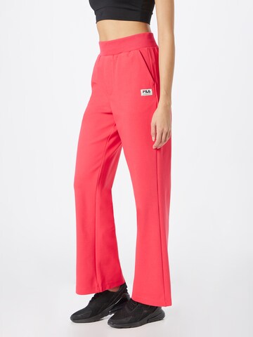 FILA Bootcut Hose 'TORREBLANCA' in Pink: predná strana