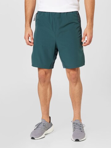 Superdryregular Sportske hlače - zelena boja: prednji dio