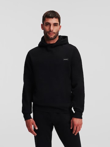 Karl Lagerfeld Sweatshirt 'ESSENTIAL' in Schwarz: predná strana