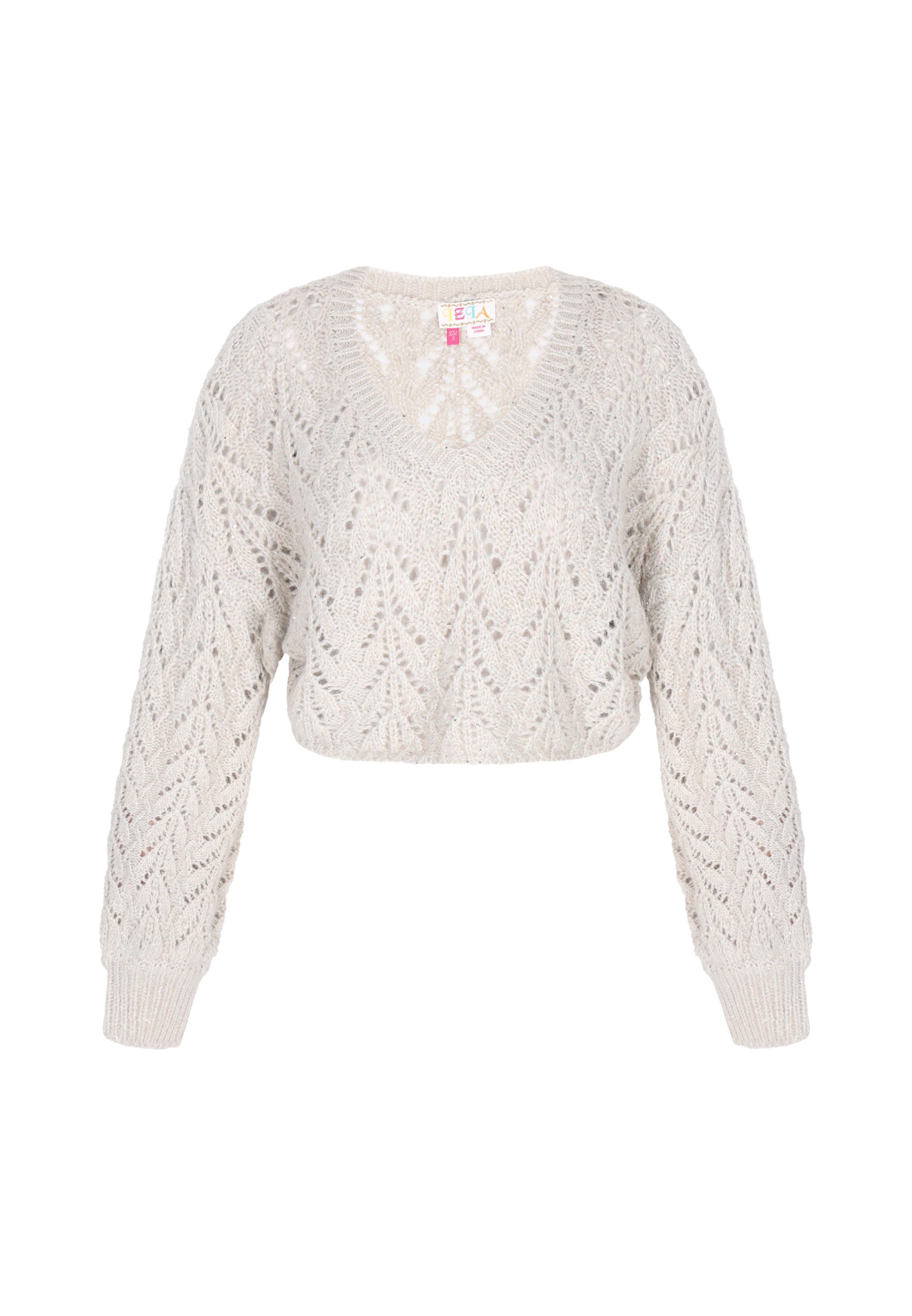 IZIA Pulóver - szürke: elől