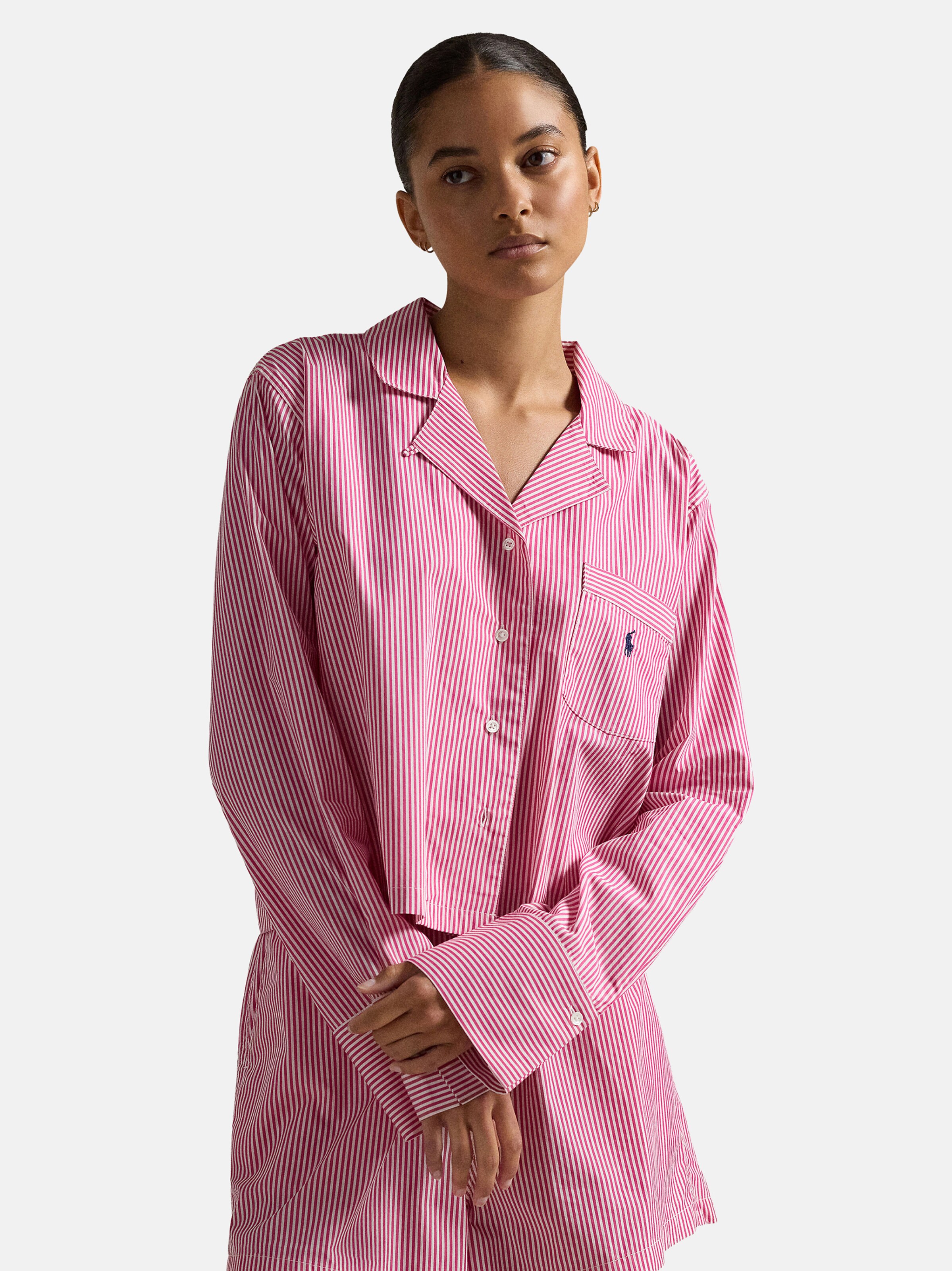 Polo Ralph Lauren - Pijama ' Crop & Boxer Set ' en rosa