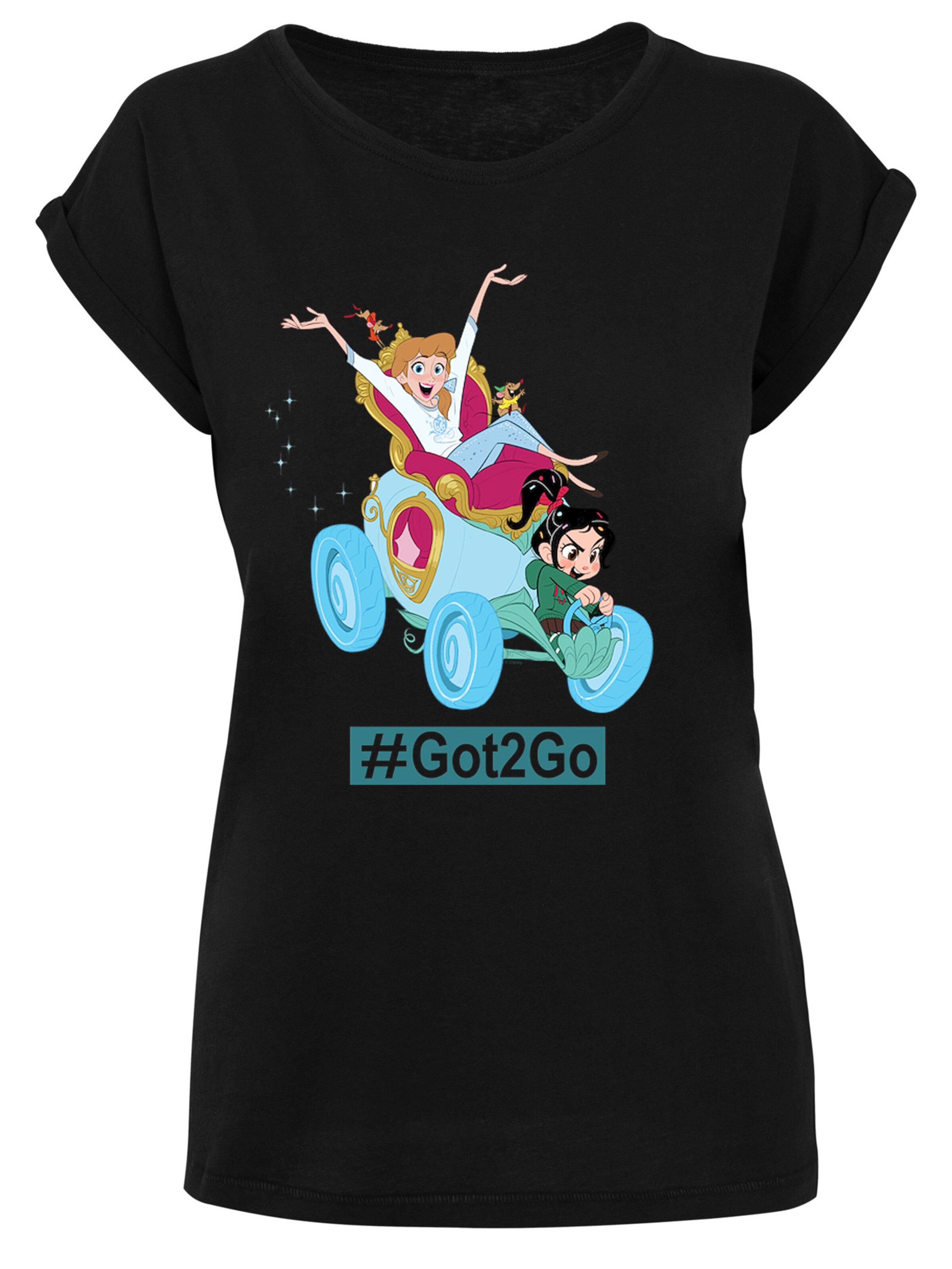 T-shirt F4NT4STIC en noir : devant