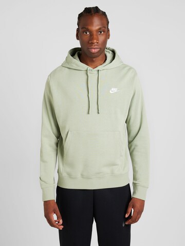 Nike Sportswear Regular fit Sweatshirt 'Club' in Green: front