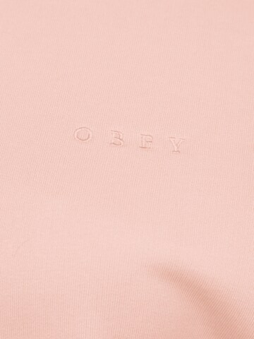 Obey Sweatshirt 'LEON' in Roze