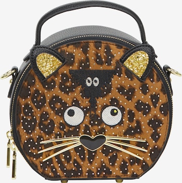 MYMORučna torbica 'Pop Eyetheme' - smeđa boja: prednji dio