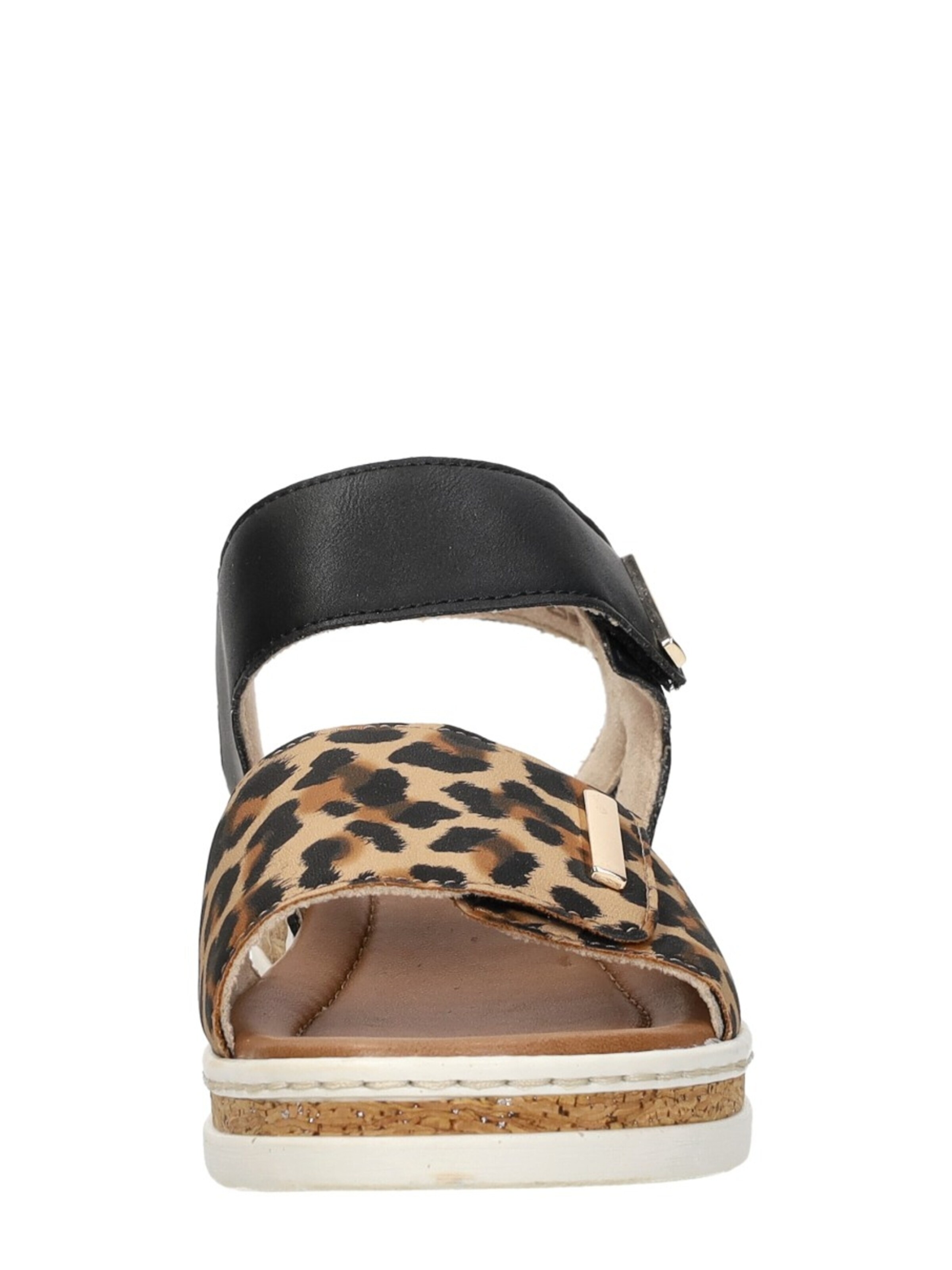 Rieker Sandal 'Sandalen Plat' in Black