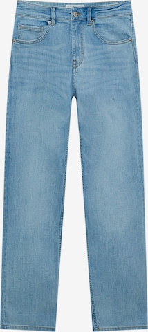 Pull&Bear Regular Jeans in Blauw: voorkant