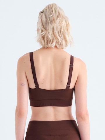 Rockupy Performance shirt 'Chocolate' in Brown