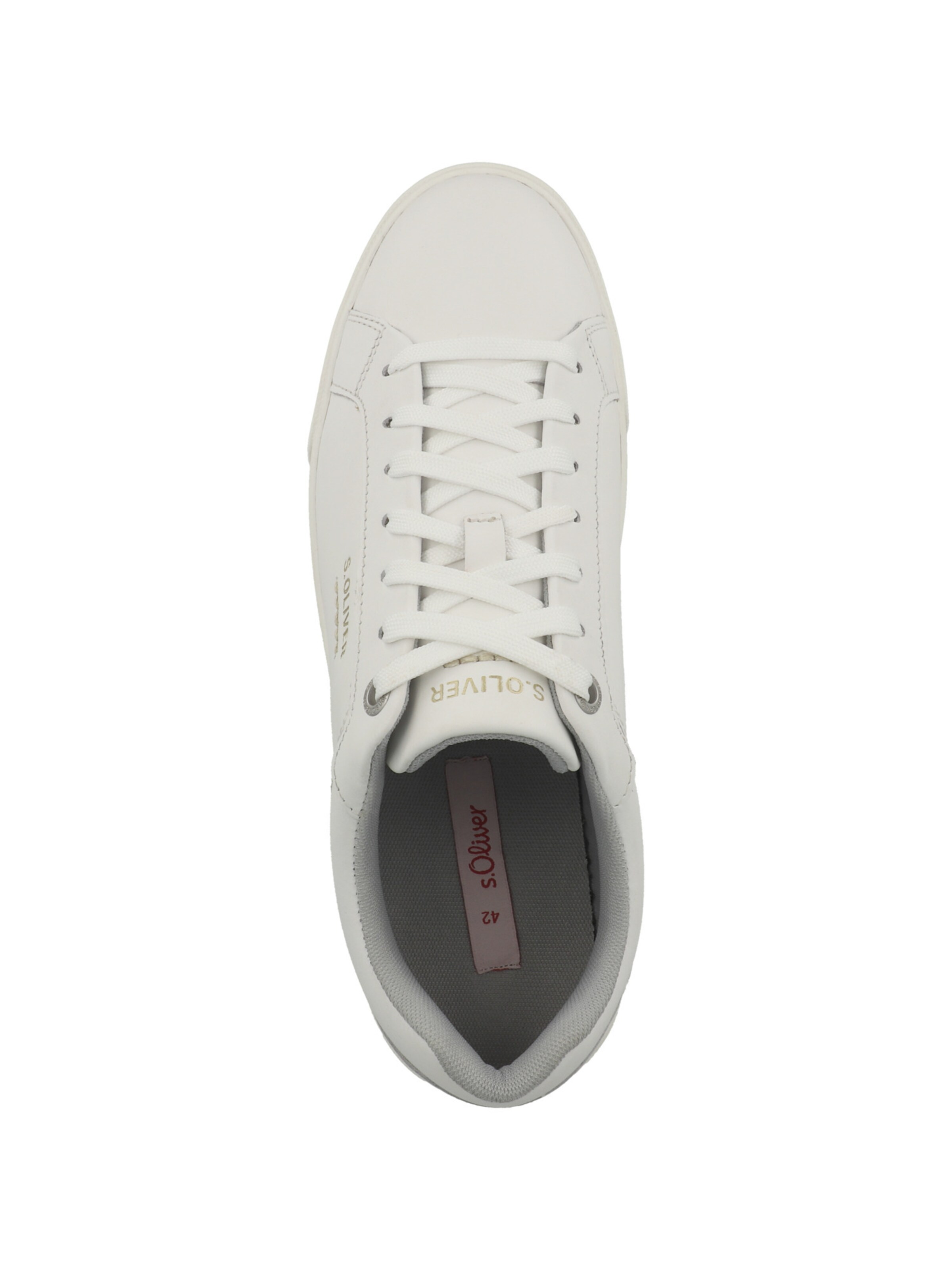 s.Oliver Platform trainers in White
