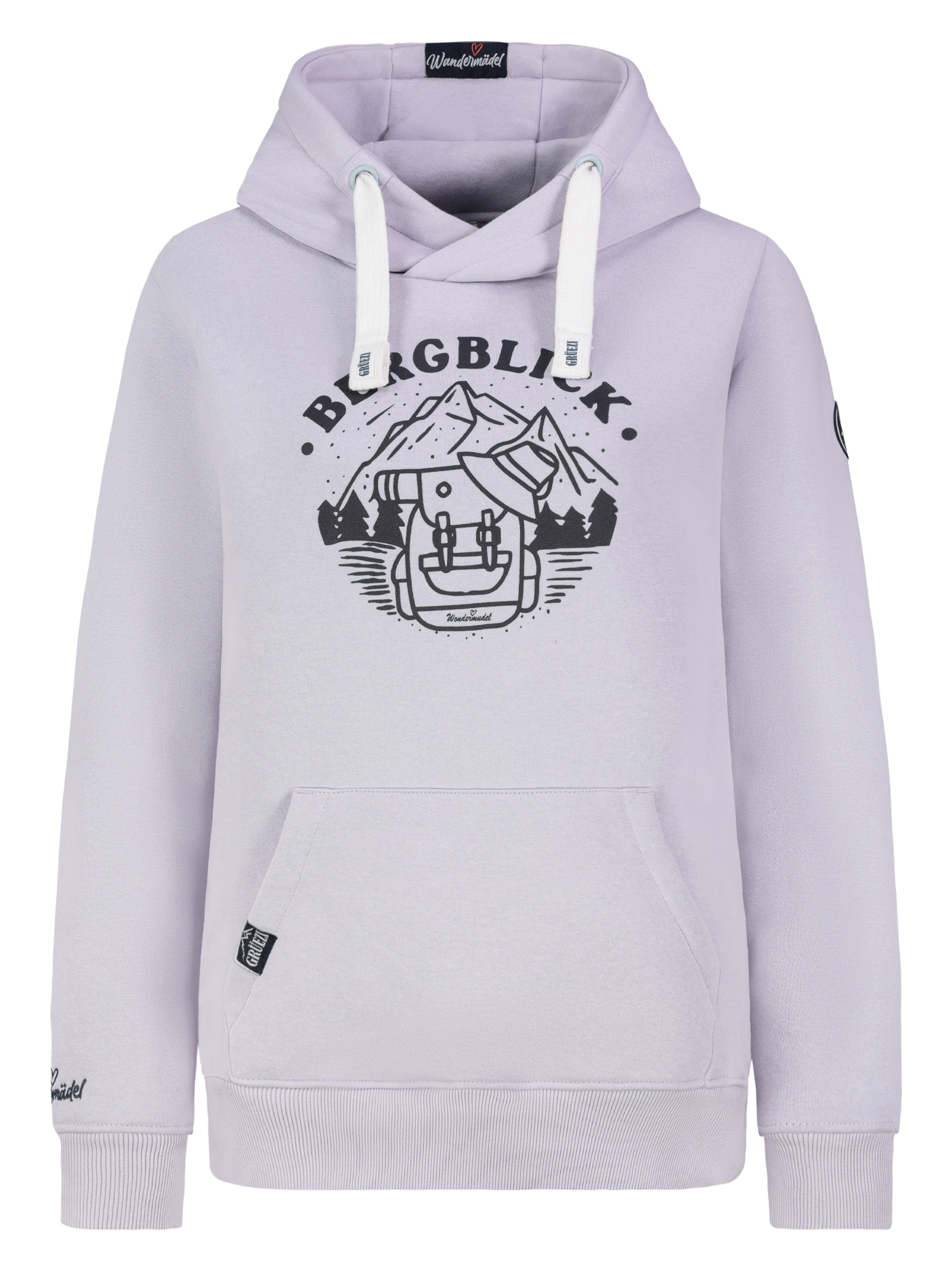 Sublevel Sweatshirt in Lila: Vorderseite