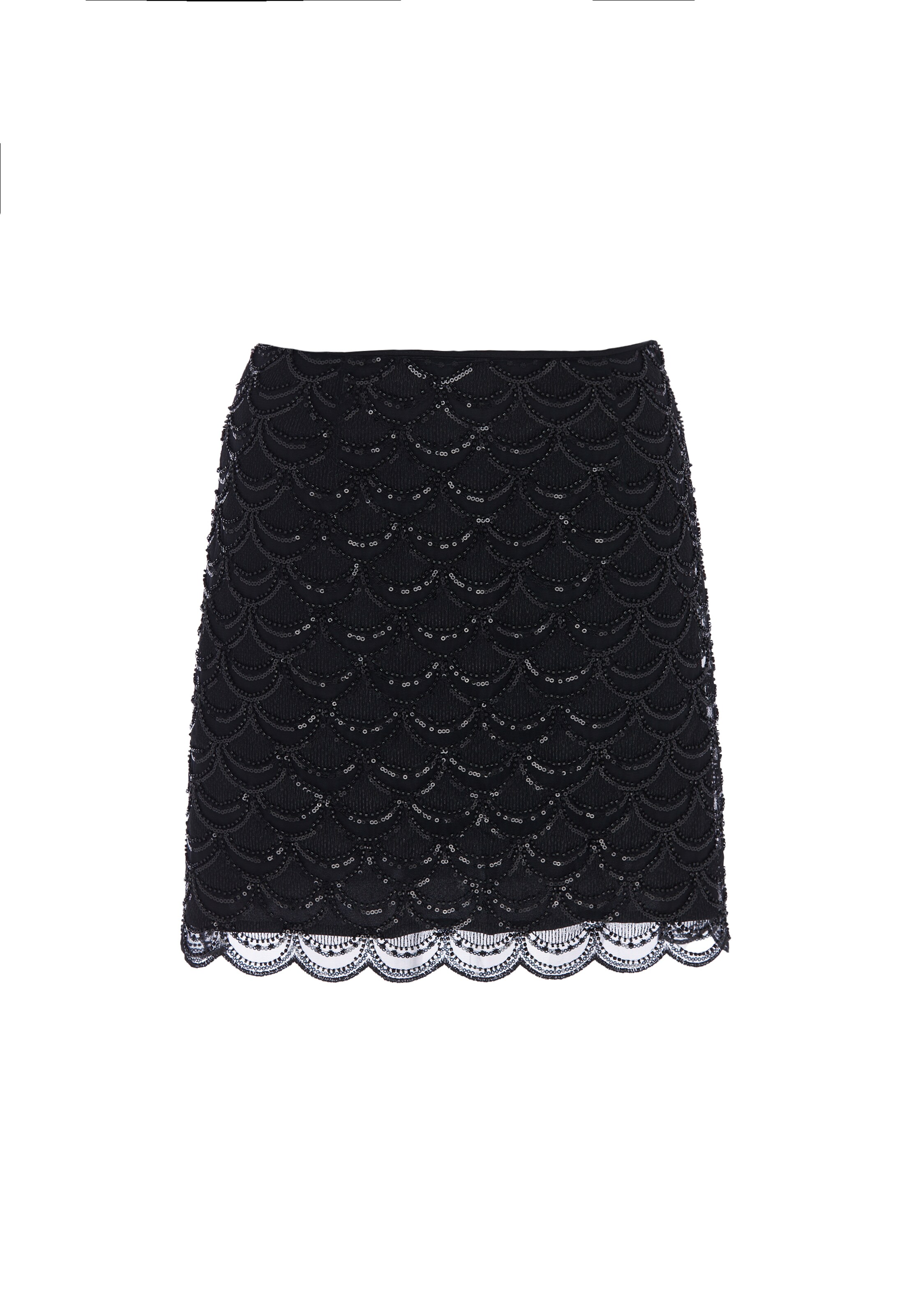 Jupe 'Glamour' faina en noir