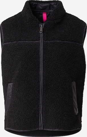 Gilet MOS MOSH en noir : devant