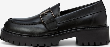 Marc O'Polo Classic Flats in Black: front
