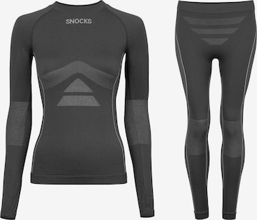 SNOCKS Sportunterwäsche in Grau: Vorderseite
