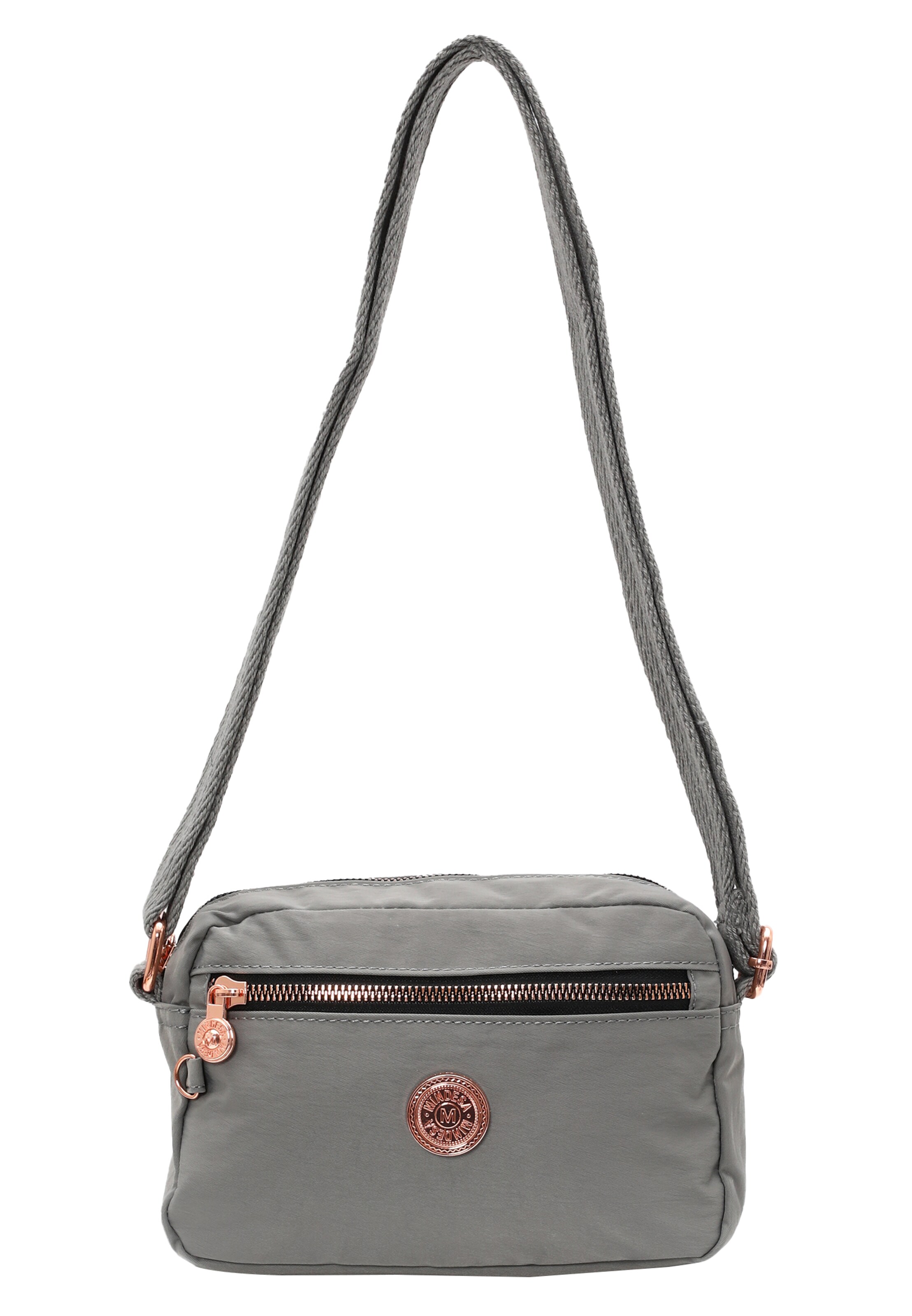 Mindesa Crossbody bag in Grey: front