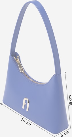 FURLA - Mala de ombro 'DIAMANTE' em azul