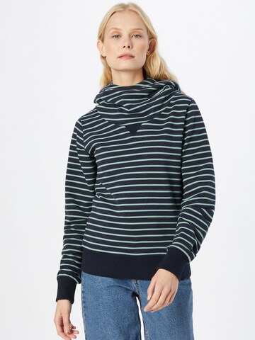 Fli Papigu - Sweatshirt 'Entenarsch II' em azul: frente